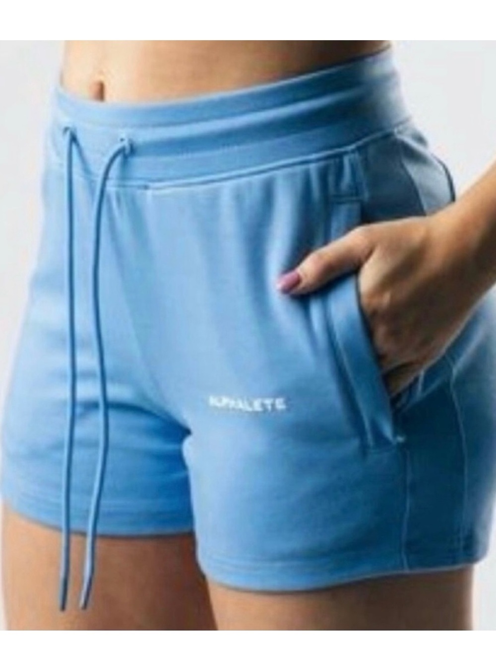 Alphalete Women’s Essential Core Short - Ice Blue - NWT XS